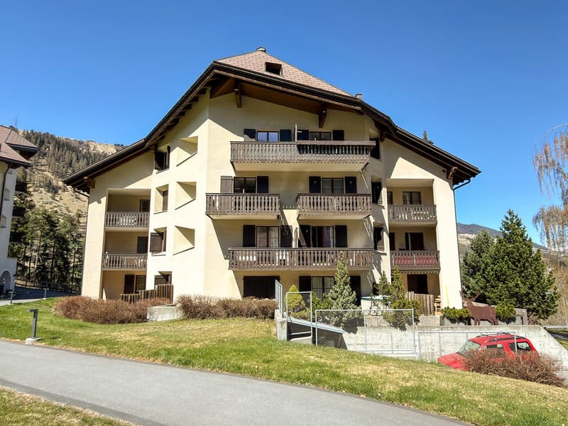Charming 1-room apartment with mountain panorama in Vulpera (1)