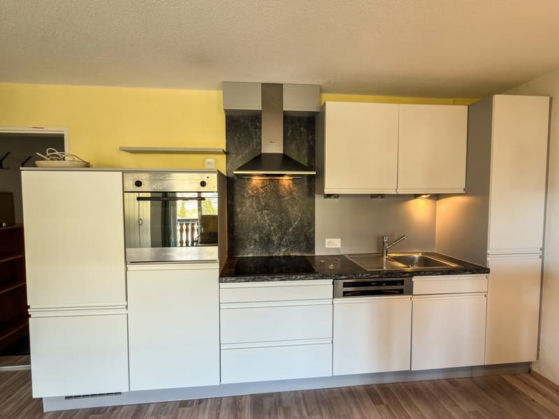 Charming 1-room apartment with mountain panorama in Vulpera (7)