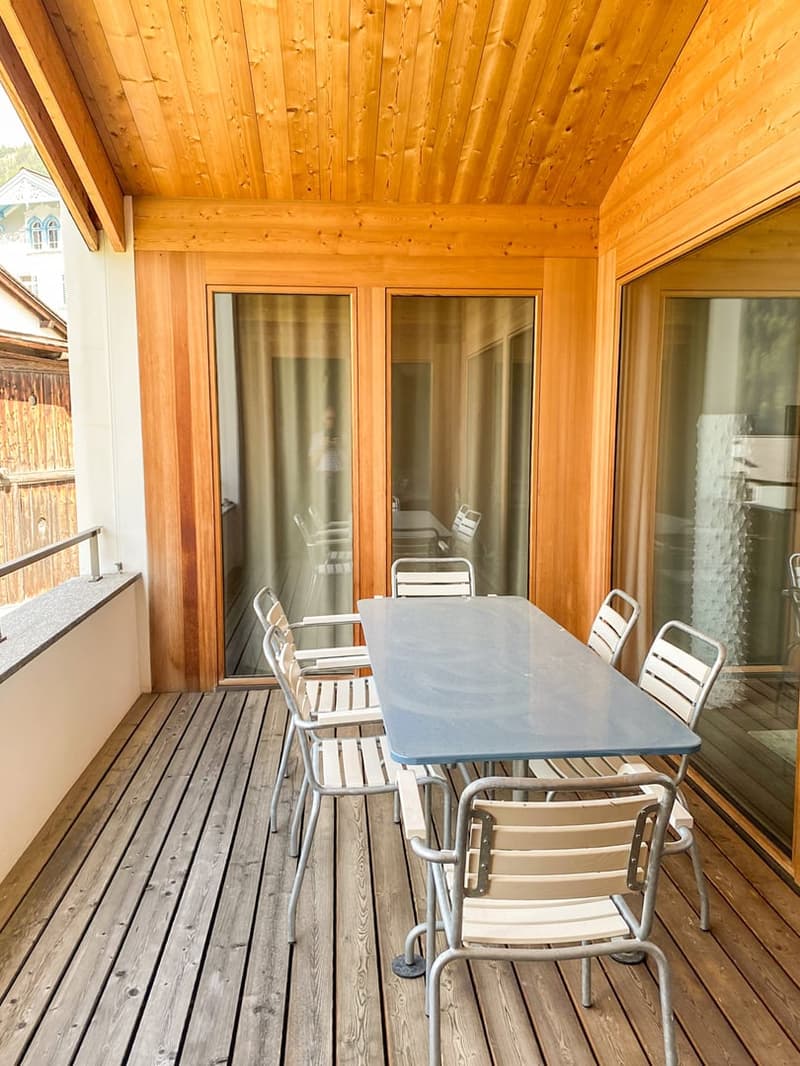 Die grosse Loggia auf der Westseite