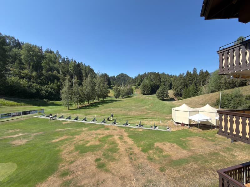 Aussicht vom Balkon
