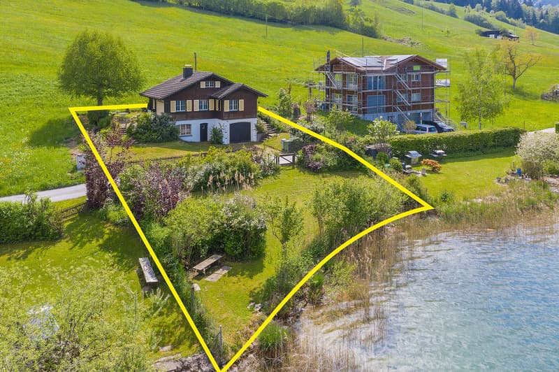 Chalet mit Seeparzelle 696 m² (2)