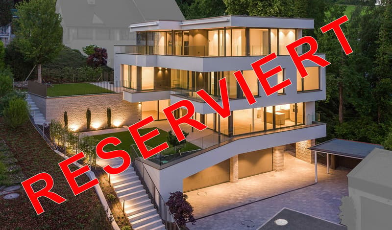 RESERVIERT: VILLA PANORAMA - Exklusive Neubau-Villa mit unverbaubarer See- und Bergsicht in Baar (1)
