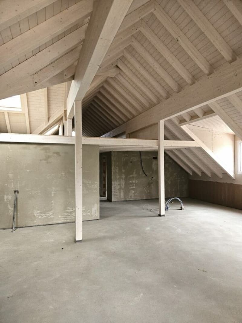 Newly built 4.5-room owner-occupied apartment (attic with gallery, No. 8) in the rural Liebensberg (Wiesendangen municipality) (2)