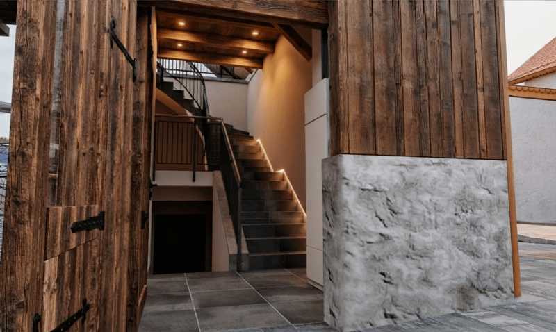 Einganhgsbereich und Treppe