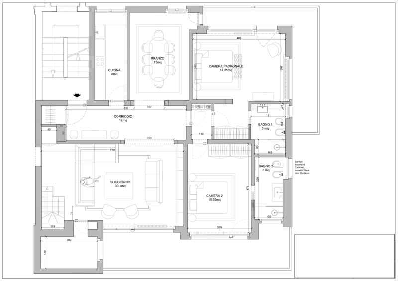 Luxuriöse Wohnung: 190 qm große Wohnung mit Garten, SPA und Skiraum (14)