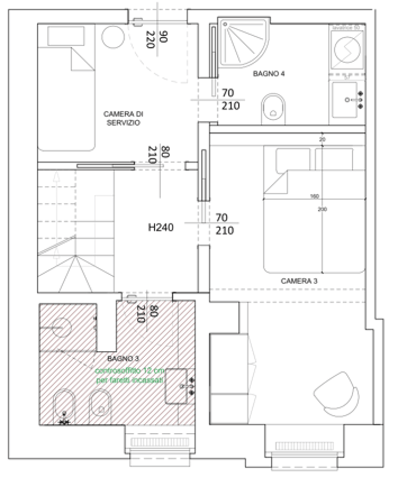 Luxuriöse Wohnung: 190 qm große Wohnung mit Garten, SPA und Skiraum (15)
