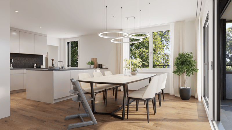Erstbezug BLICKFANG: Stylische 4.5-Zimmerwohnung im 2. OG (2)