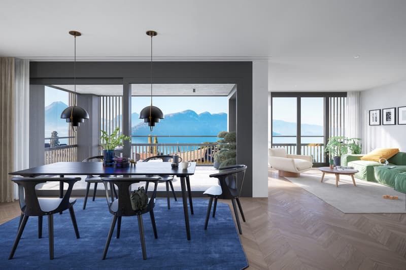 5.5-Zimmer-Wohnung mit Loggia und Seesicht in Vitznau kaufen (3)