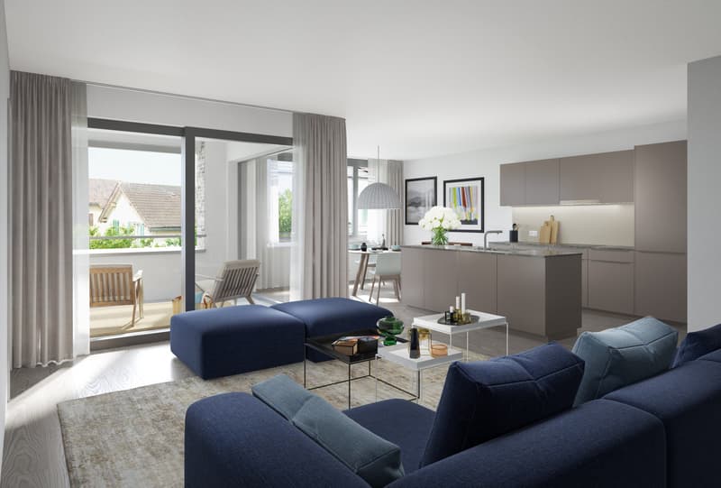 Ein Zuhause mit Stil und Weitblick - attraktive 4.5-Zimmer-Wohnung in Baar (4)