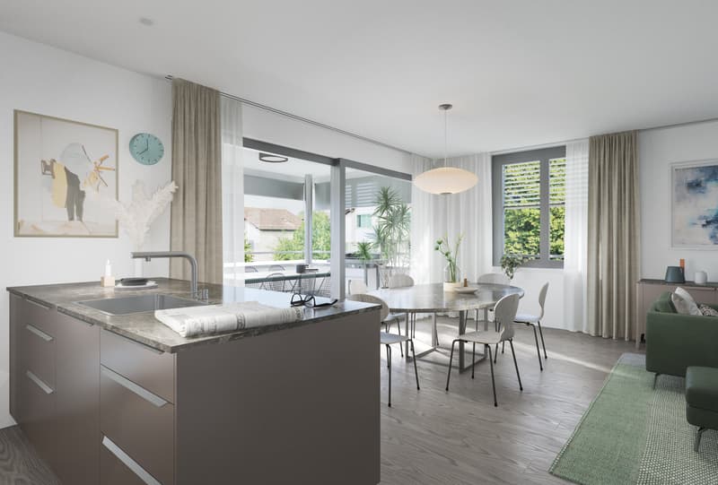 Ankommen. Aufatmen. Zuhause sein. - Stilvolle 3.5-Zimmer-Wohnung in Baar (4)