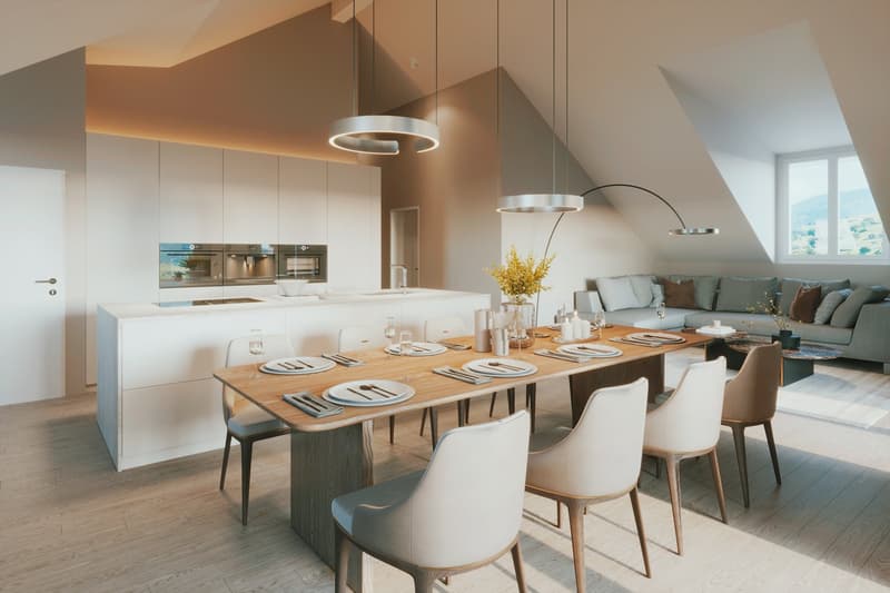 5.5 Zimmer-Dachwohnung oder 3.5 Zimmer-Dachwohnung mit Einliegerwohnung A.5