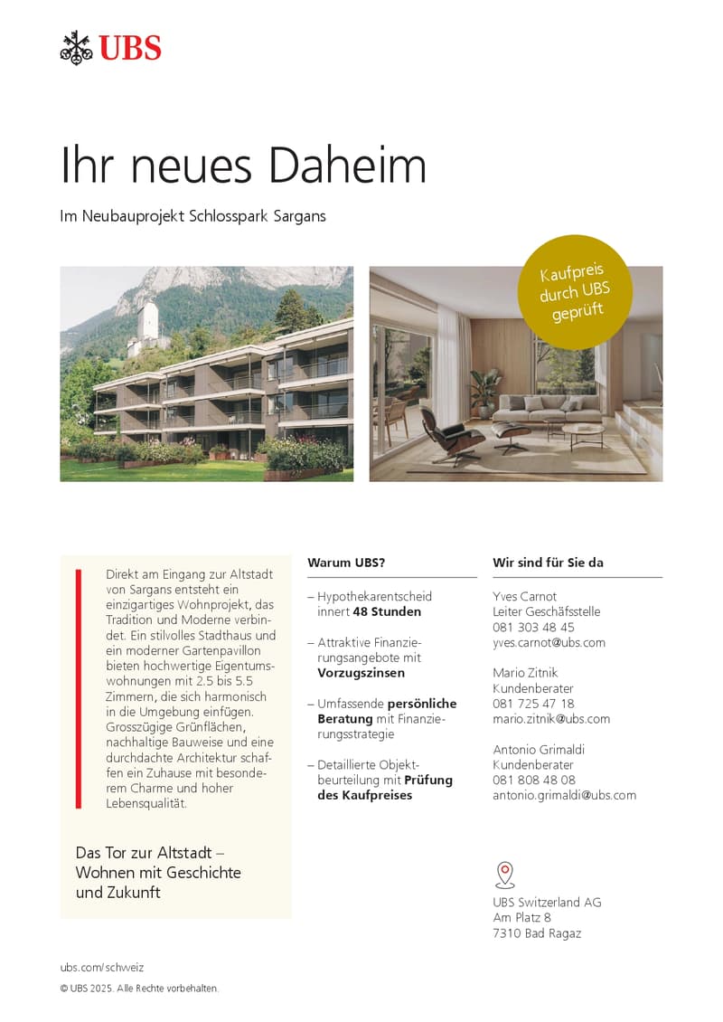 «Schlosspark Sargans» – Wohnen mit Aussicht, Stil und Substanz (9)