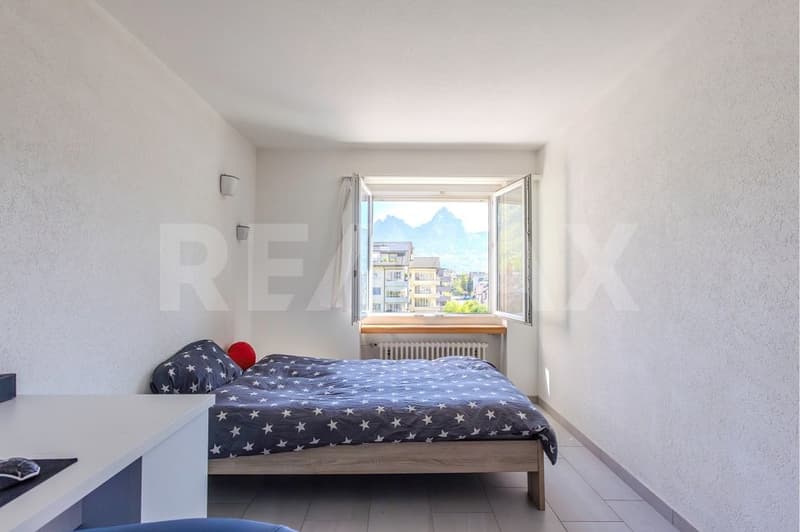 Attractive, well-maintained 3.5-room apartment in a quiet location with a distant view in Brunnen SZ (9)