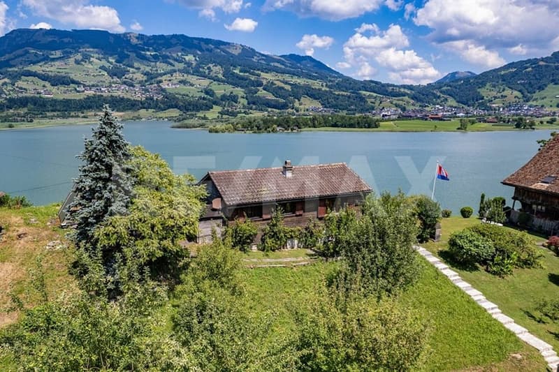 Charmantes 3-Zi.-Einfamilienhaus mit Traum-Seesicht in Lauerz SZ (1)