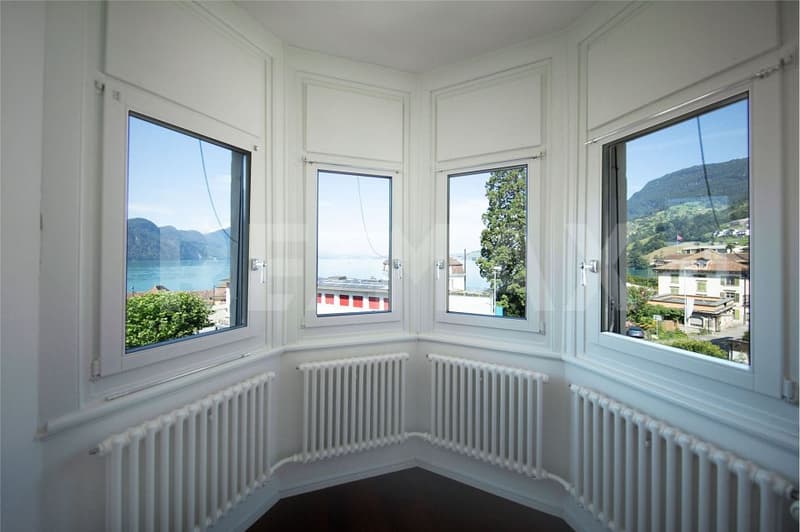 À louer à long terme, charmant appartement de 3,5 pièces dans le Schlössli à Vitznau (6)
