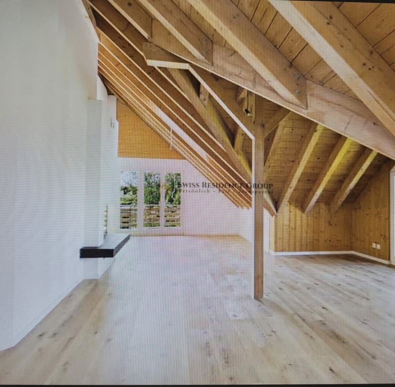 Charmante Dachwohnung mit Cheminée (1)