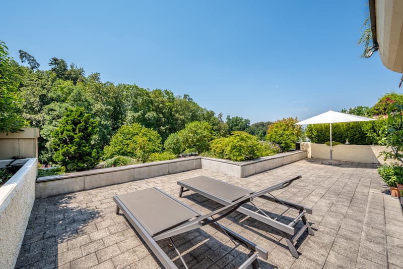 Spacious 5½-room terrace apartment with a far-reaching view, privacy, and wellness (10)