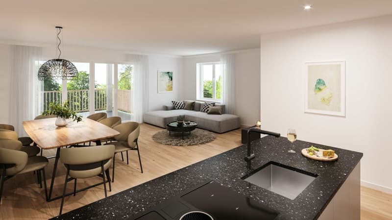 Nouveau bâtiment - première occupation / appartement de jardin 2,5 pièces (6)