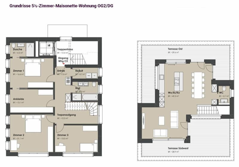 New building: residential and commercial house - multi-generation house (Minergie-P) (12)