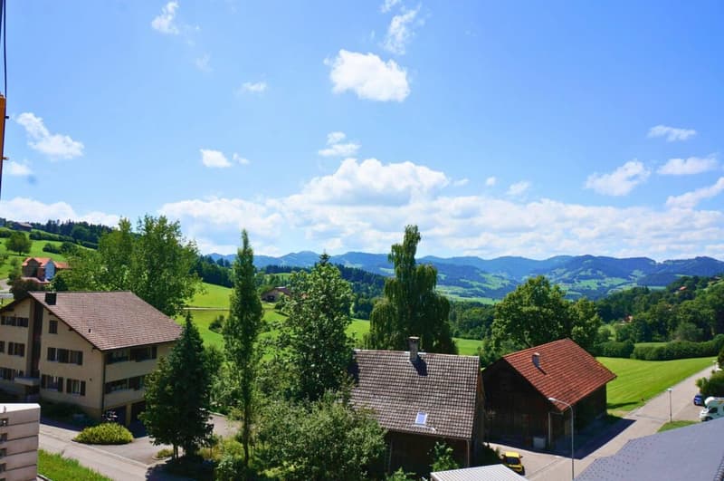 Aussicht vom Mehrfamilienhaus
