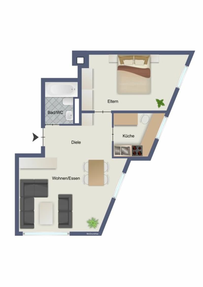 Gemütliche 2-Zimmerwohnung an zentraler Lage in St. Gallen (7)