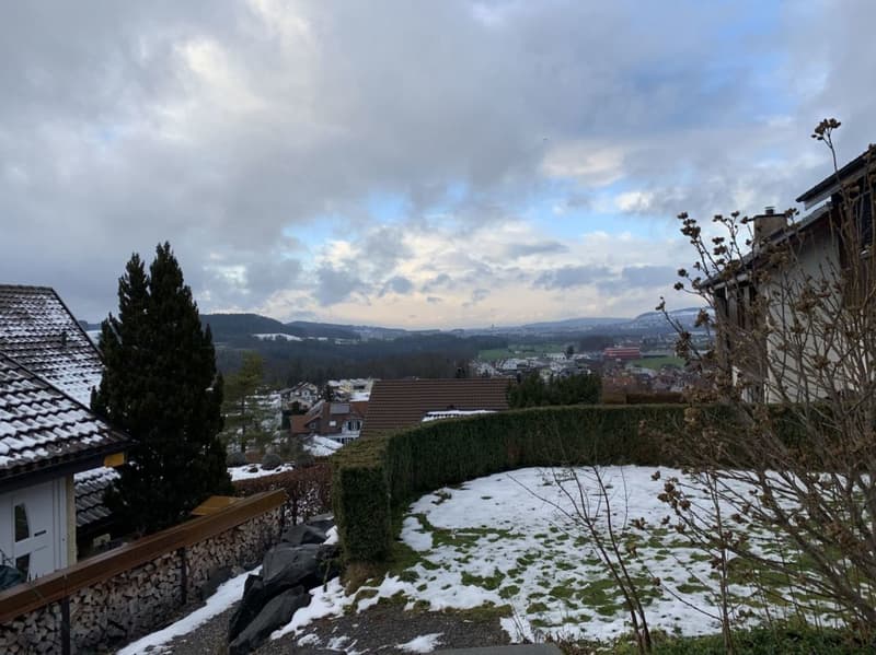 Aussicht vom Sitzplatz