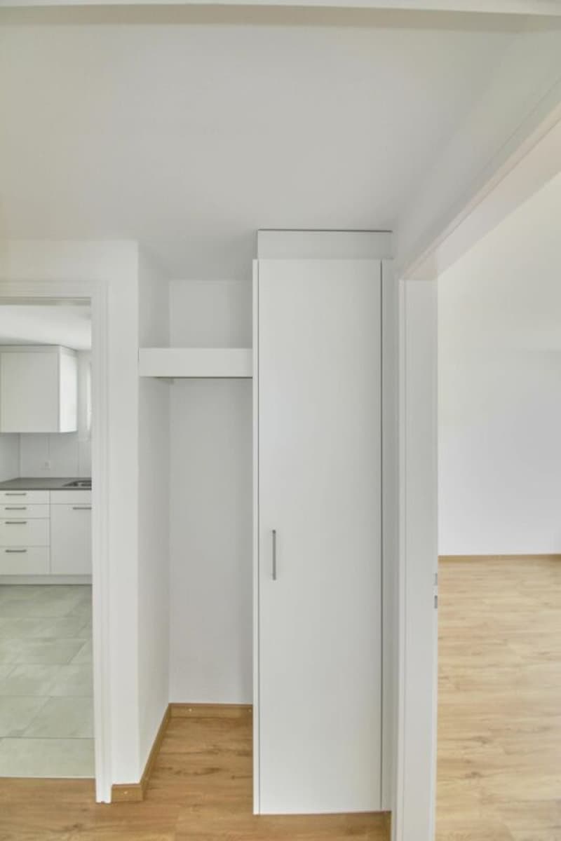 Praktische Garderobe im Korridor