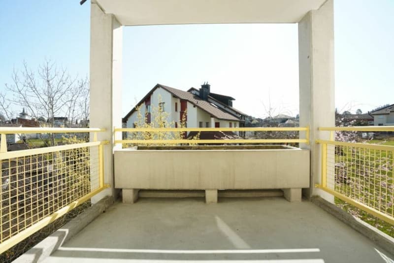 Balkon bei Essbereich