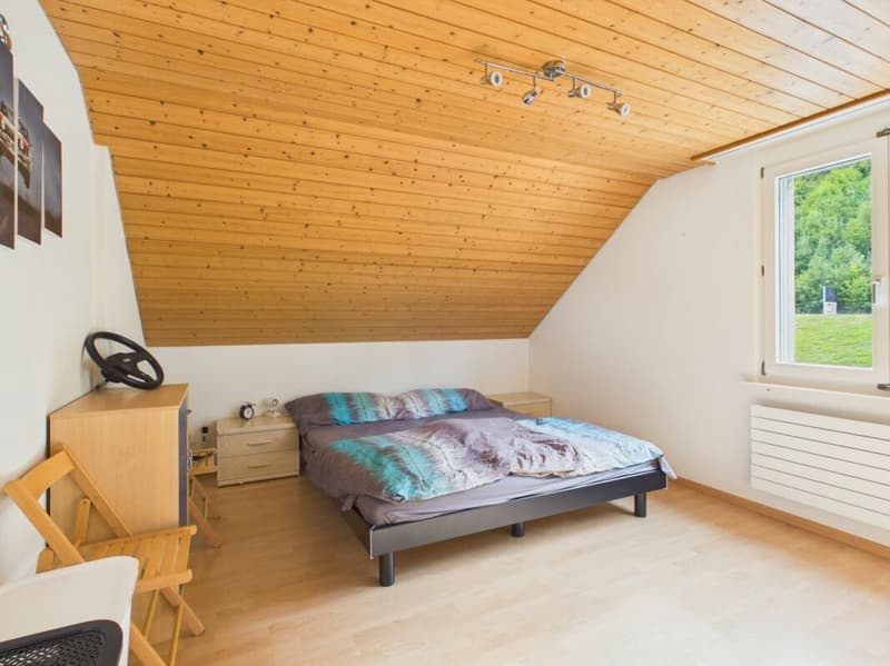 Grosszügige Schlaf-/Arbeitszimmer
