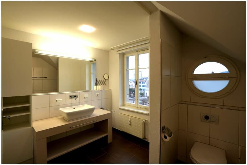 Moderne 2.5-Zimmer-Dachwohnung in Bahnhofsnähe mit hochwertigem Innenausbau (4)