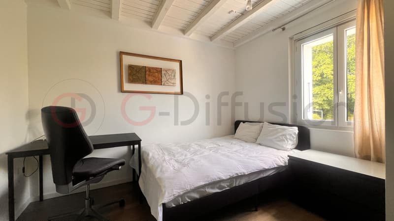 Furnished flat of 4.5 room in Epalinges - Appartement meublé de 4.5 à Epalinges (8)