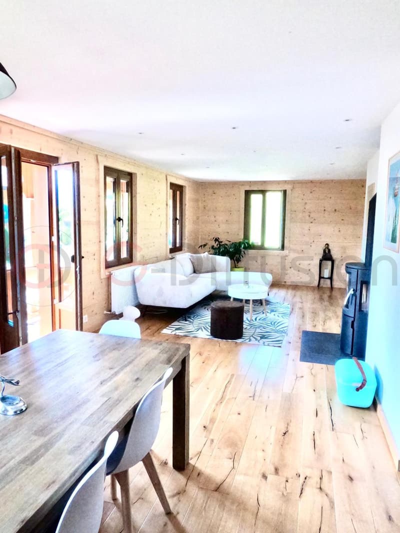 Magnifica casa individuale con 2 appartamenti in vendita a Corbeyrier (5)