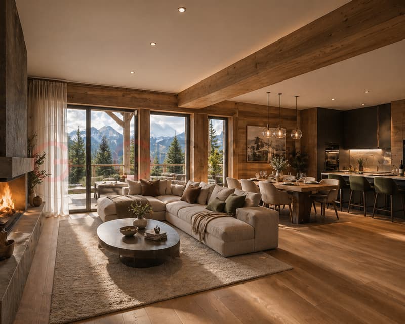 High-end semi-detached villas for sale in Gryon (2)