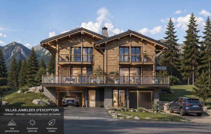 High-end semi-detached villas for sale in Gryon (1)