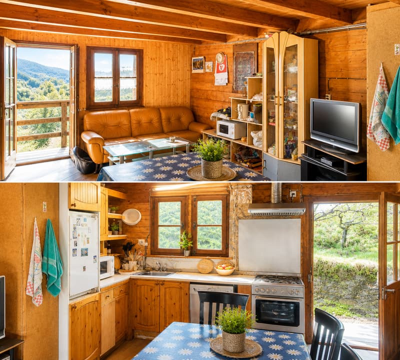 Chalet for renovation for sale in Saxon (4)