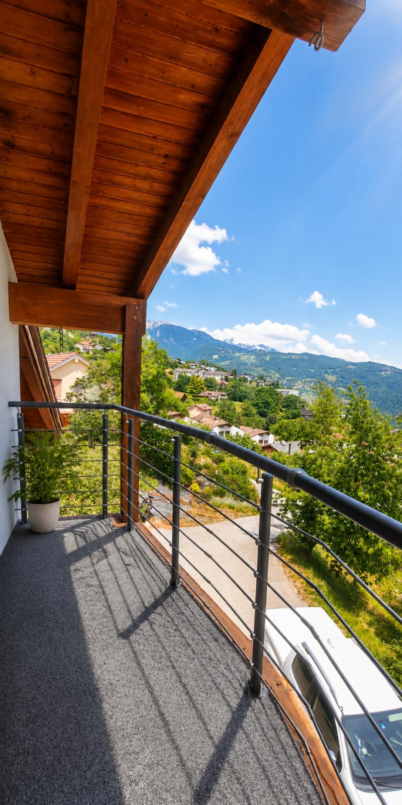 Magnifique villa avec 2 appartements à vendre à Ayent, vue panoramique sur les montagnes. (7)