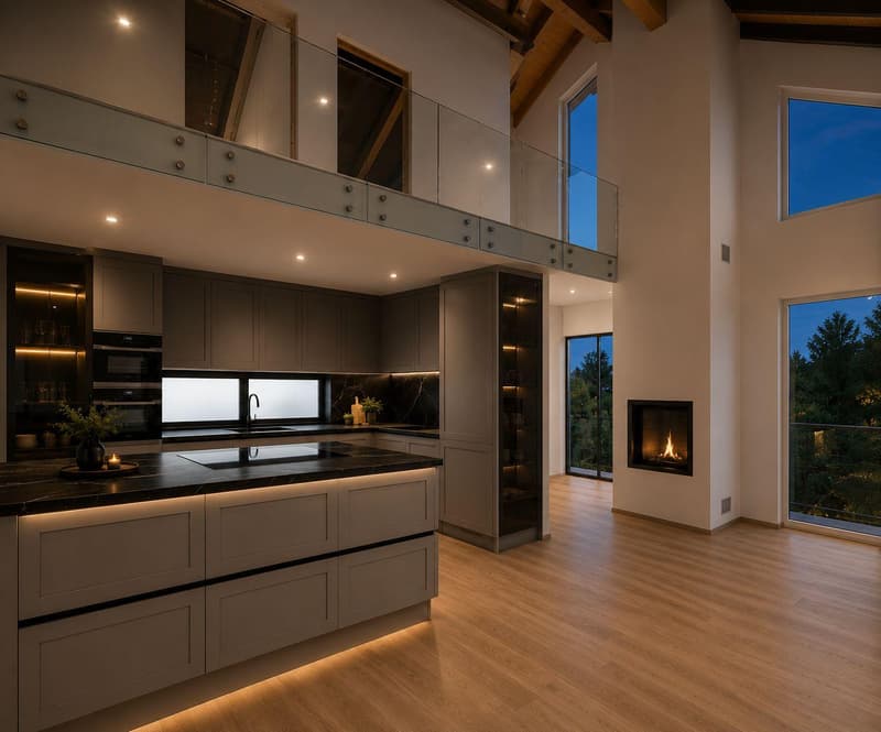 High-end apartment for sale in Mont-sur-Lausanne in a 2-apartment villa (2)