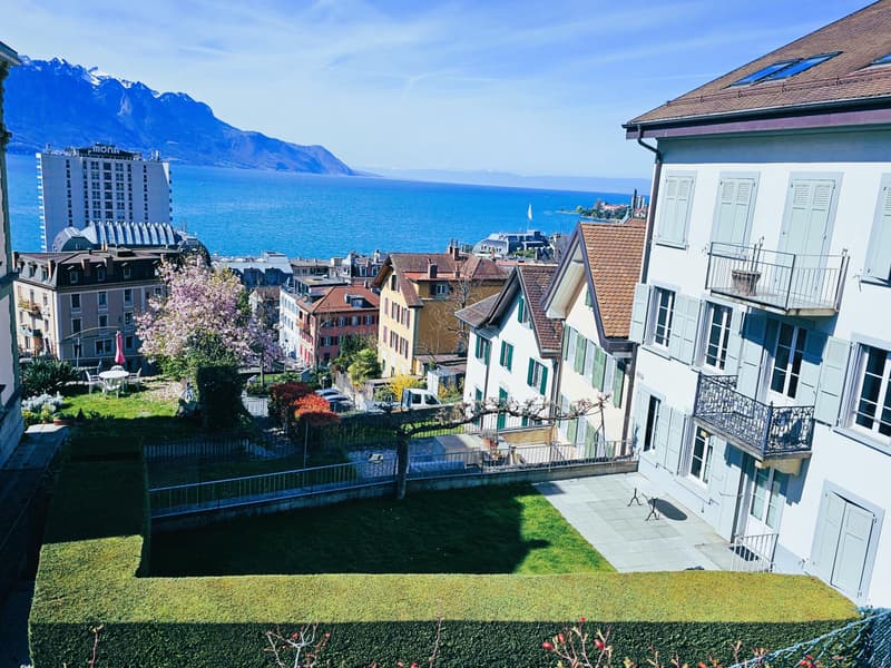 Splendido appartamento con vista panoramica impareggiabile sul lago di Ginevra e le montagne (5)