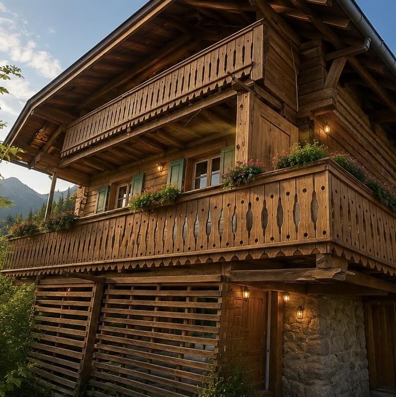 Chalet 2.5 Zimmer komplett renoviert mit Garten ? Panoramablick ? Troistorrents (1)