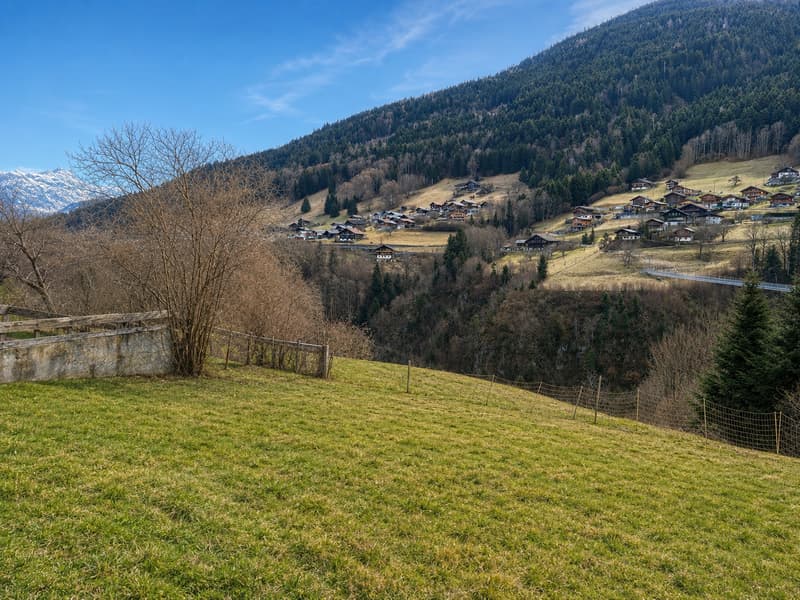 Chalet 2.5 rooms fully renovated with garden and panoramic view in Troistorrents (6)