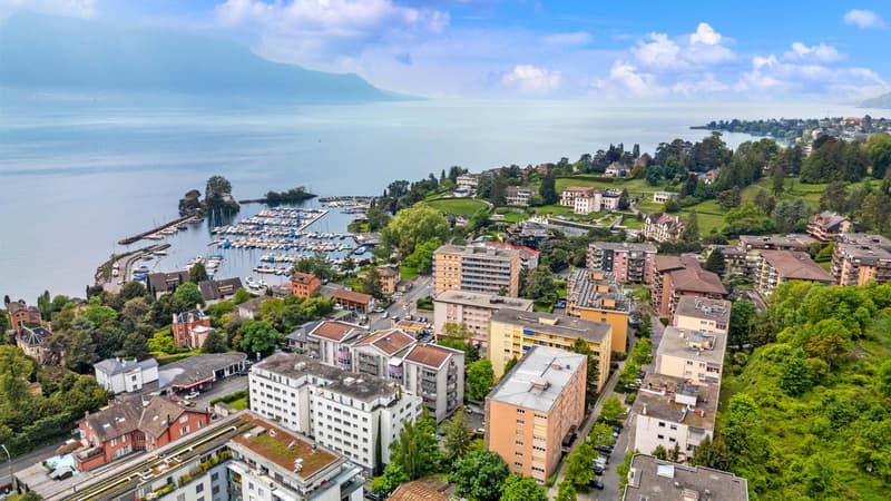 Splendide 3.5 pièces avec un balcon vue sur le lac (3)