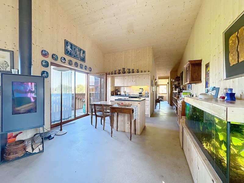 Casa dell'architetto, centro equestre su 4350m² di terreno con mazot (2)