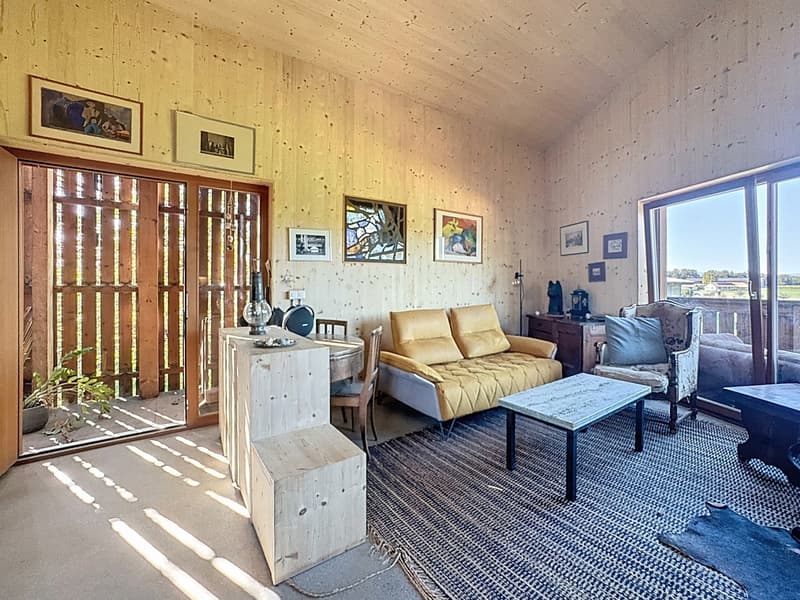Casa dell'architetto, centro equestre su 4350m² di terreno con mazot (3)