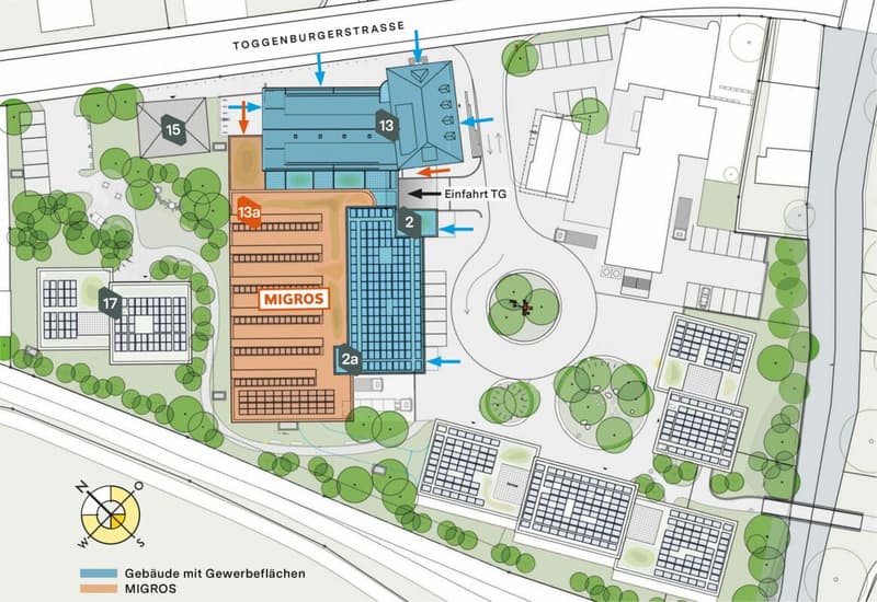 Espaces commerciaux directement à Migros (4)