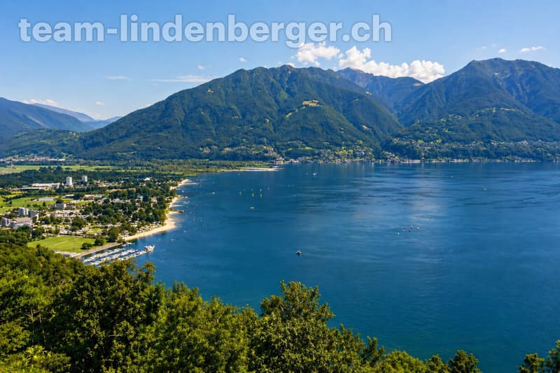 Luftaufnahme / Zukünftige Aussicht von einer Terrasse