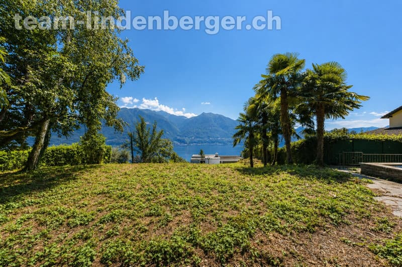 Aussicht von der unteren Ebene der Parzelle