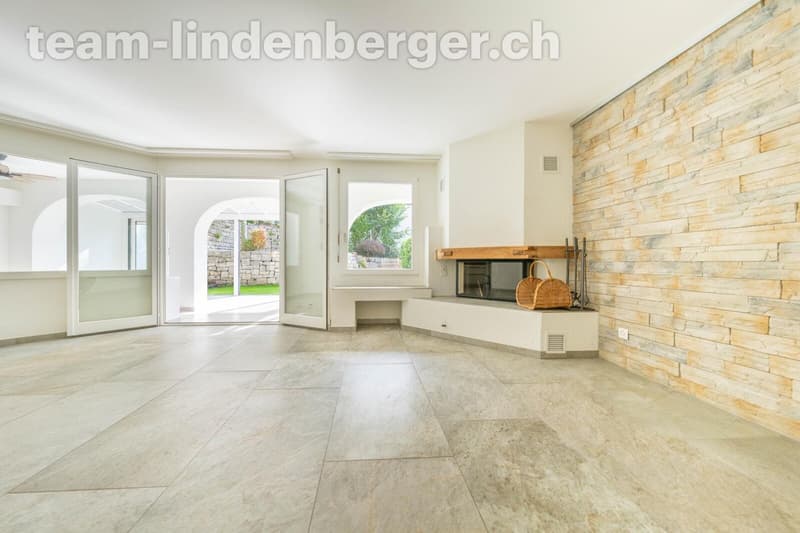 Wohnbereich mit Chminée