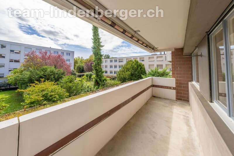 Sonniger Balkon