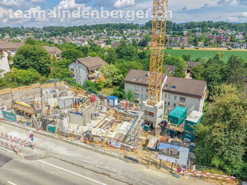 Luftaufnahme der Baustelle Stand 01.07.2026
