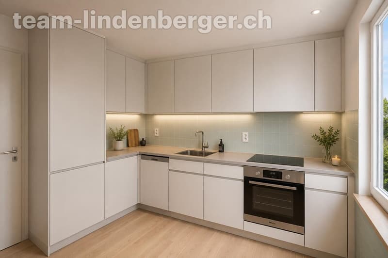 Visualisierung Küche - so könnte die Küche nach einer Modernisierung aussehen